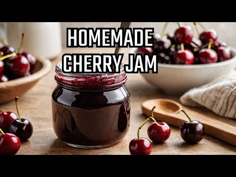 🍒 Perfect Homemade Cherry Jam | Easy Recipe from Scratch