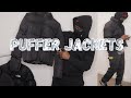 BLACK PUFFER JACKETS