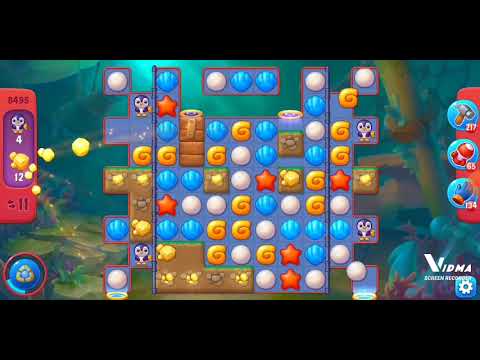 Fishdom. 8495 hard level no boosters and diamonds. 15 moves