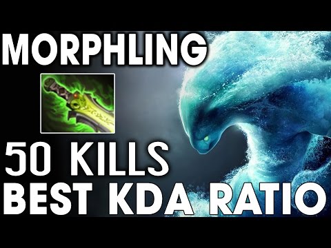 KAMIKAZE Morphling TBD MMR with 50 Kills - Dota 2 Best KDA Ratio #1 - Dota 2 Highlights 2016