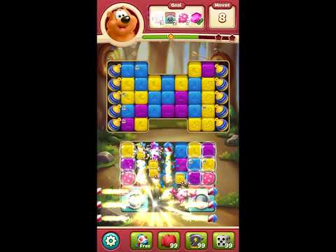 Toon Blast Level 7657 - NO BOOSTERS 🐻🐺🐱 | SKILLGAMING ✔️