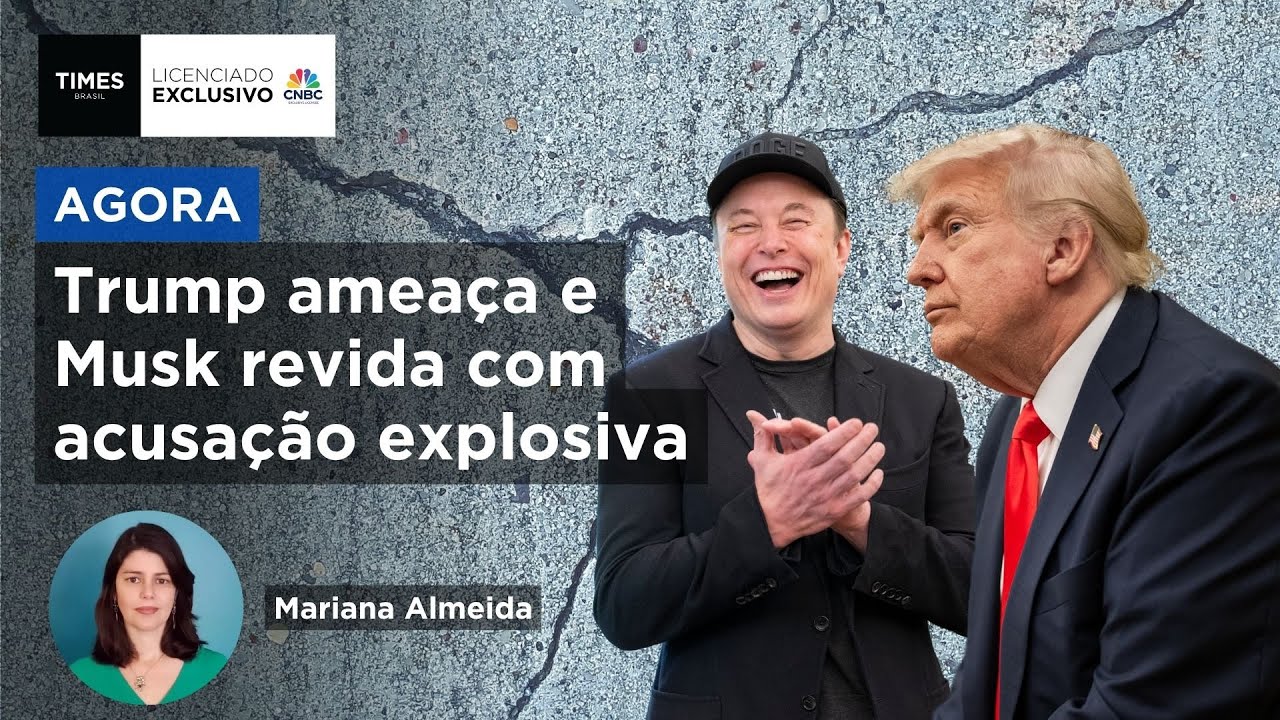 Trump x Elon Musk: briga expõe cortes, ameaças e acusação grave; Mariana Almeida analisa