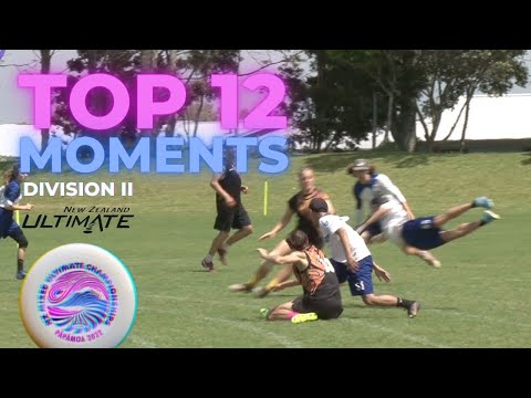 TOP 12 Moments Div 2 New Zealand Mixed Ultimate Championships 2022