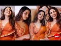 വൈറലായ നിഖിലയുടെ ആ ഓറഞ്ച് സാരി ലുക്ക�