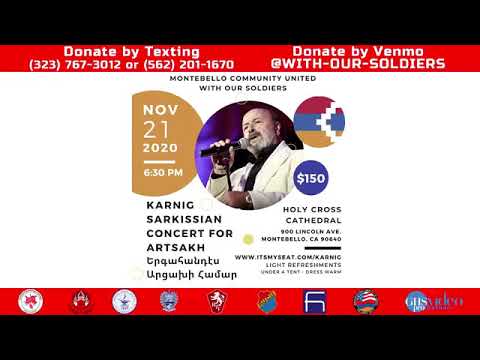 Karnig Sarkissian - Benefit Concert For Artsakh 21-11-2020