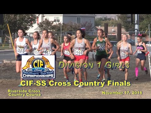 2018 XC - CIF-ss FINALS - 03 (Division 1 Girls)