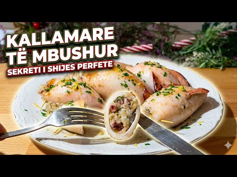 Video thumbnail: Kallamar të Mbushur - Receta Mesdhetare