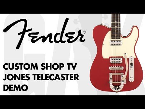 Fender - Custom Shop Double TV Jones Telecaster Relic with Bigsby Demo at GAK