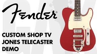 Fender - Custom Shop Double TV Jones Telecaster Relic with Bigsby Demo at GAK