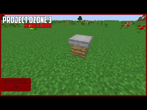 Project Ozone 3 Mythical Mode SuperFlat EP11 - Crushing Table & Infinite Coal Power