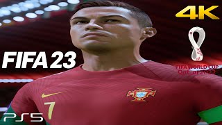 FIFA 23 - Portugal vs Uruguai | FIFA World Cup Qatar 2022 | PS5™ [4K 2160p60].