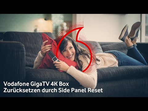 Vodafone GigaTV Box 4K: Reset durchführen