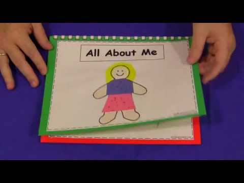 All About Me Book For Preschool and Kindergarten