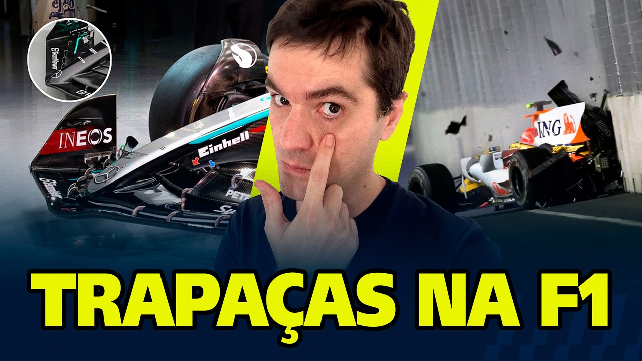 Trapaças da Fórmula 1 - as maiores  manobras para fugir do regulamento e levar vantagem. #f1