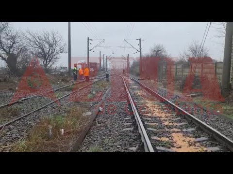 Accident feroviar în zona Gării Agigea Nord! O mașină a fost acroșată de tren
