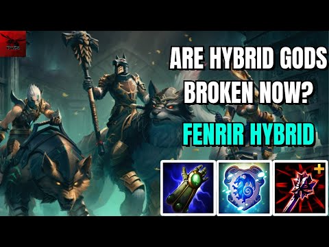 New Skin, New Pridwen Glyph, New EVERYTHING | Fenrir Hybrid Build - Smite Ranked Joust