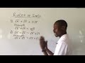 Rules Of Surds Laws Of Surds