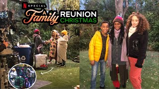 DAY IN THE LIFE OF AN ACTRESS FILMING FAMILY REUNION ! *Vlog* video