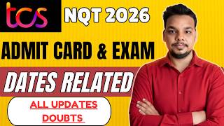 TCS NQT Admit Card & Exam Updates | TCS NQT 2026 Hiring | Admit Card Problem | Exam Dates