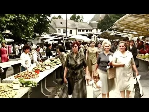 ŽIVOT U DERVENTI NEKADA - Ulice pune naroda a danas...