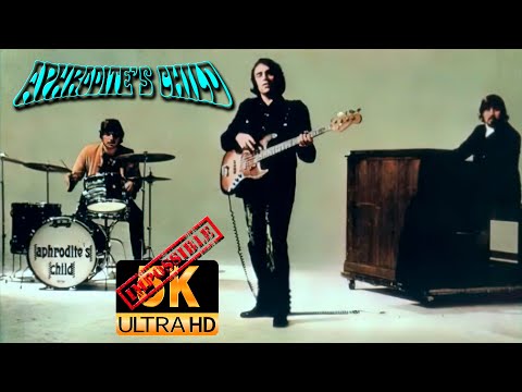 Aphrodites Child AI 5K Colorized /❌Impossible Restore❌ - it's five o clock 1969