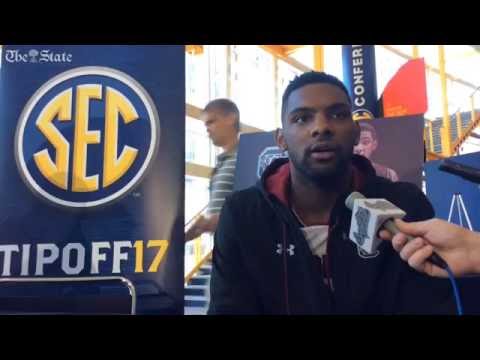 Sindarius Thornwell at SEC Tipoff