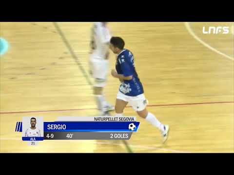 Gol Sergio (4-9) Naturpellet Segovia - ElPozo Murcia. J30, 1Div. LNFS