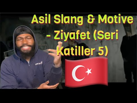 (Turkish Rap) 🇹🇷 Asil Slang & Motive - Ziyafet (Seri Katiller 5) | Twin Real World Reaction