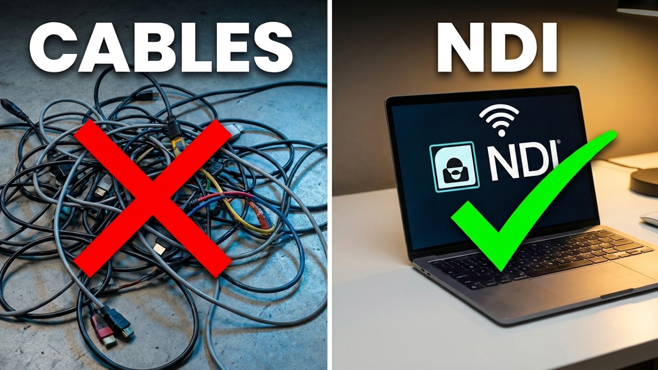 NDI Studio Monitor listing video sources available on the local network