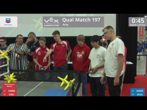 2017 VRC Arts Q197 - 3388B 536C vs 6685R 951A - 16 to 22