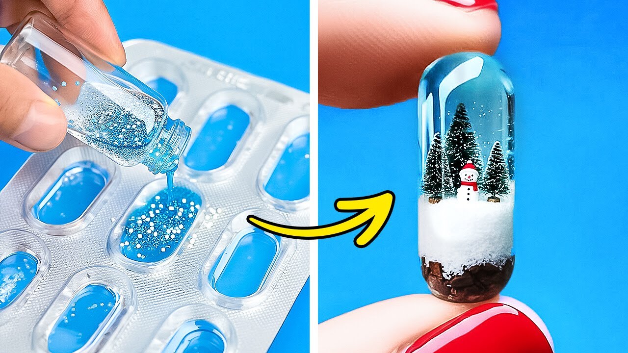 EPOXY RESIN CRAFTS ❄️ Create Your Magical DIY Christmas Crafts 🎨✨