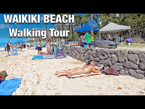 WAIKIKI BEACH ☀️ Walking Tour HAWAII October 2025