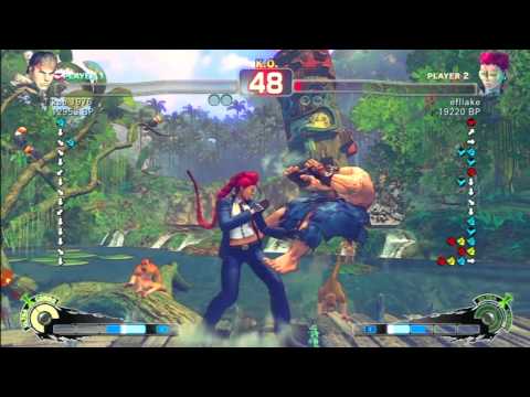 SSF4 Rank Match  kao 1976 (RY)  vs  efllake (VI)