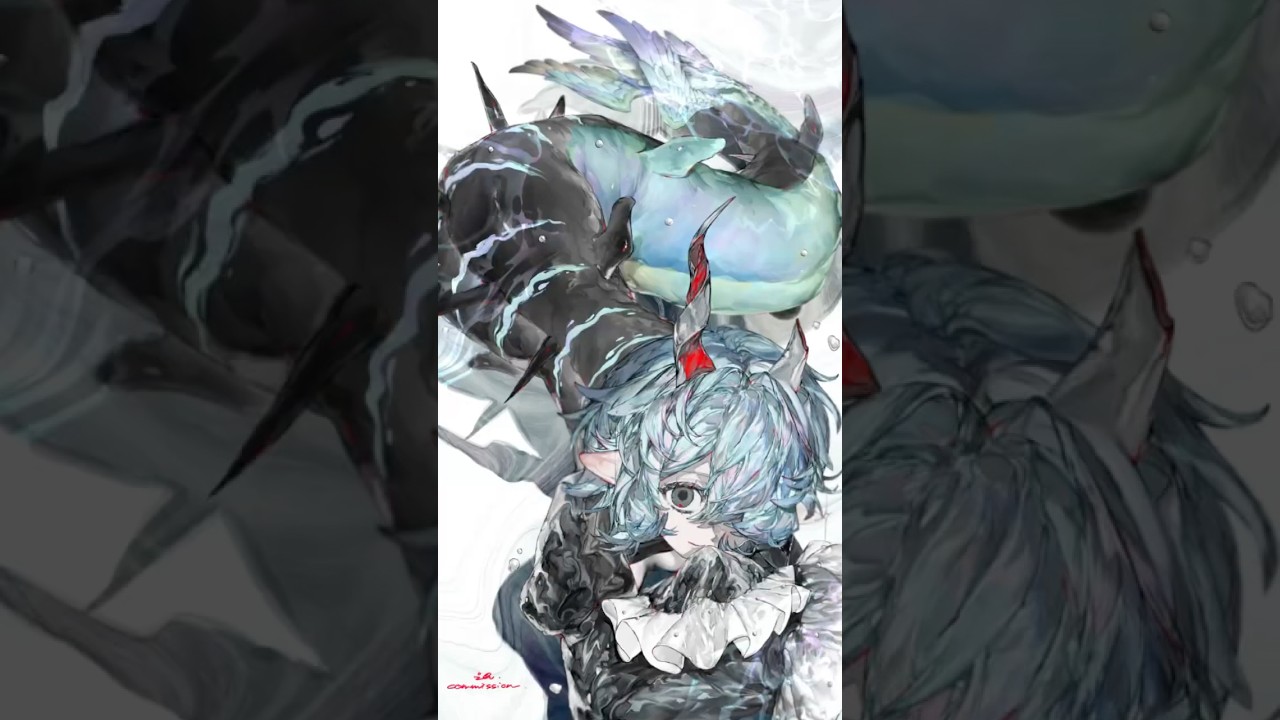 ꒷🫧꒦skeb イラストタイムラプス#commission #illustration #drawing #speedpaint #art #clipstudiopaint #skeb