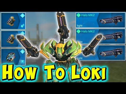 HOW TO LOKI with HALO - Trolling War Robots Mk2 Maxed Gameplay WR
