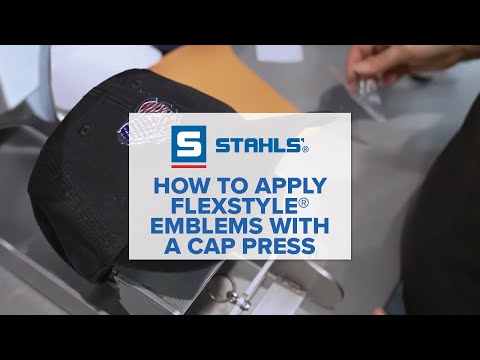 How to Apply FlexStyle® Emblems with a Cap Press
