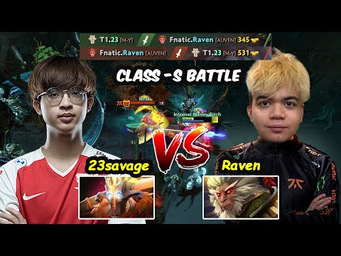 T1 23savage Juggernaut vs Fnatic Raven MK - SEA Ranked CARRY CLASS-S EPIC BATTLE Dota 2 Gameplay