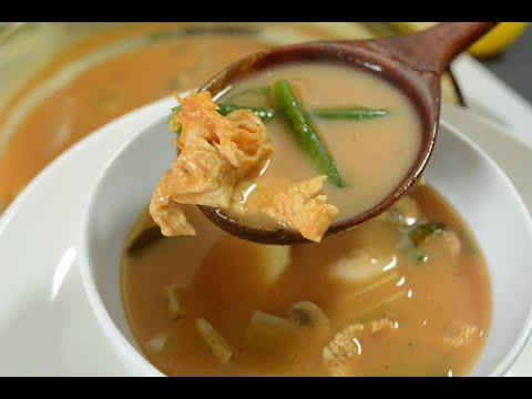 Spicy Thai Soup with Coconut Milk