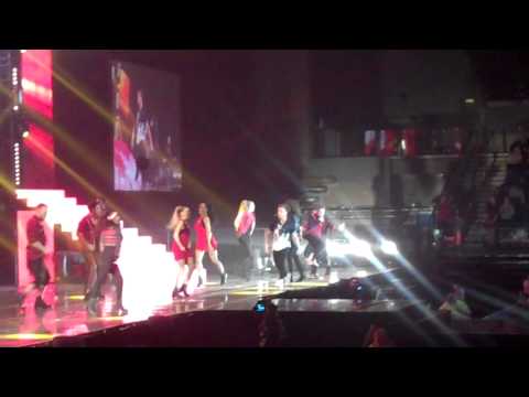 Sam Callahan, Nicky McDonald and Luke Friend - We Are Young - x factor tour 11th march 2014