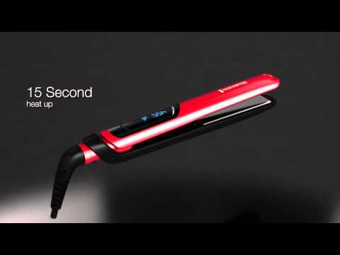 Tiesinimo žnyplės for hair REMINGTON S9600 (46W, red color) video