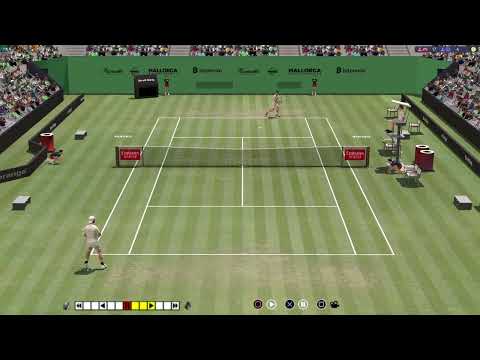 Novak Djokovic vs Matteo Berrettini (Mallorca) Crazy Point - Full Ace tennis Simulator