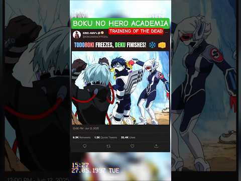 TODOROKI FREEZES, DEKU FINISHES! ❄️???? | #myheroacademia #edit #mha #amv #anime
