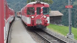 preview picture of video 'Glacier Express Route from Mumpé Tujetsch to Disentis/Mustér'