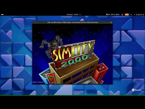 Found this weird bug on DOSBox Staging running SimCity 2000