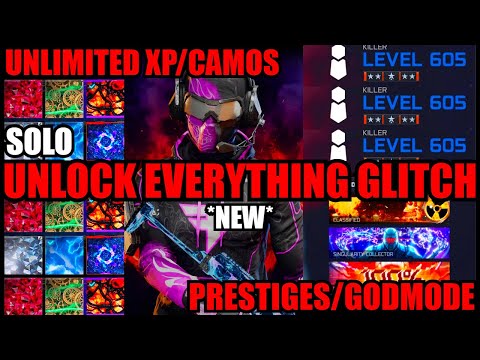 *NEW* SOLO UNLIMITED GODMODE EVERYTHING GLITCH! PRESTIGES/XP/CAMOS! BO7 GLITCHES! BO7 ZOMBIES GLITCH