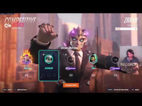 Harbleu - Zarya 30k Damage Monster -DOMINATE IN RANKED - HARBLEU ZARYA GAMEPLAY SEASON 18