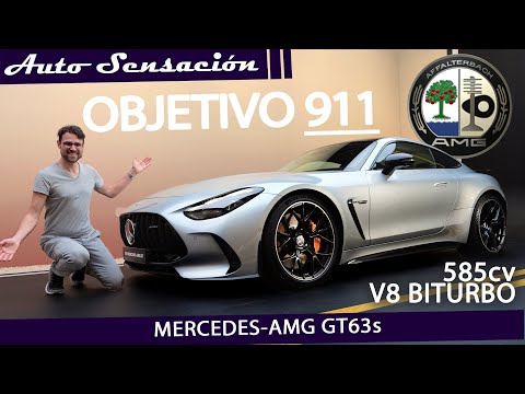 Presentación Mercedes-AMG GT Coupe 2024 . Con Porsche 911 en ell punto de  mira.