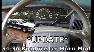 1994-95-96 Buick Roadmaster HORN FIX UPDATE