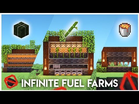 🔥 Minecraft : 3 Infinite Fuel Farms Tutorial | 1.21+ | For [ Java/Bedrock/MCPE] | Must Have Farms |