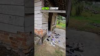 Download lagu ketika lebaran kerumah unik dari luar seperti gubuk begitu masuk mewah ‼️‼️ #unik #lebaran #rumah mp3